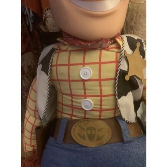 Disney TOY STORY Woody 1995 Promotional Frito/Walmart Thinkway 4ft - Picture 4 of 6